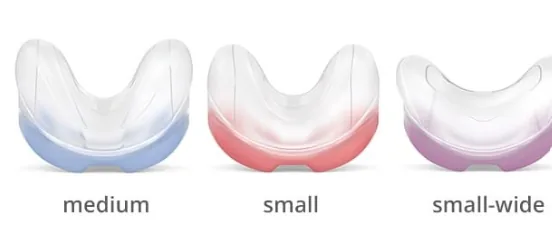 ResMed AirFit N30 cushions in medium, small and small-wide